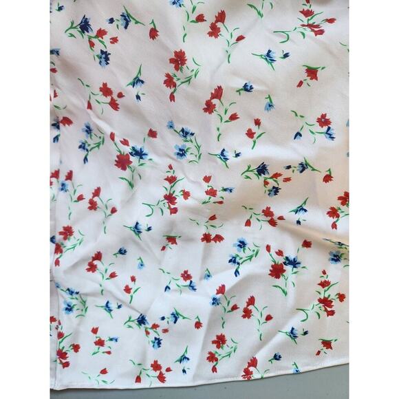 NWD Anthropologie Bardot Olea Sleeveless Ruffle Midi Dress Size 10 White #8H413 - Picture 10 of 12